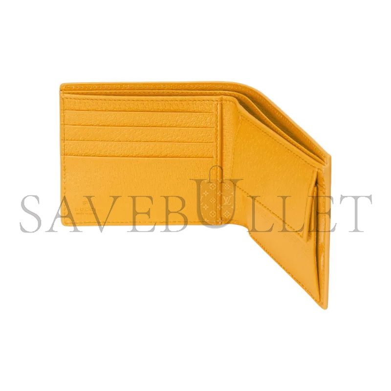 Gvc*1 yellow interior gg coin wallet 768244 (21*9cm)